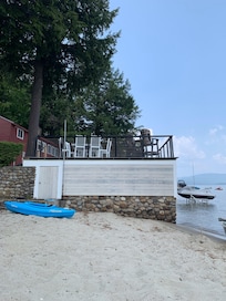 The boathouse & deck
