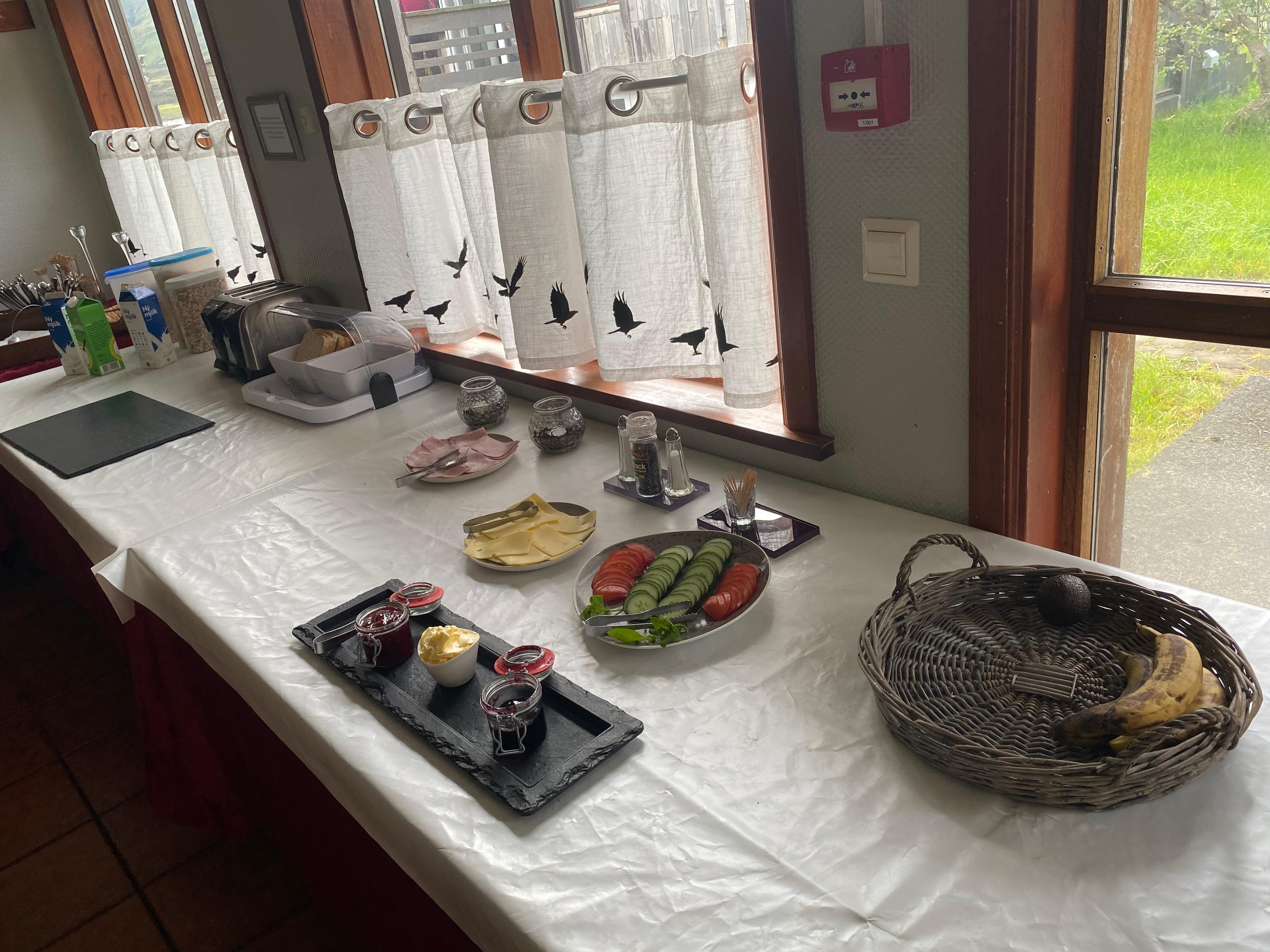 Breakfast selection