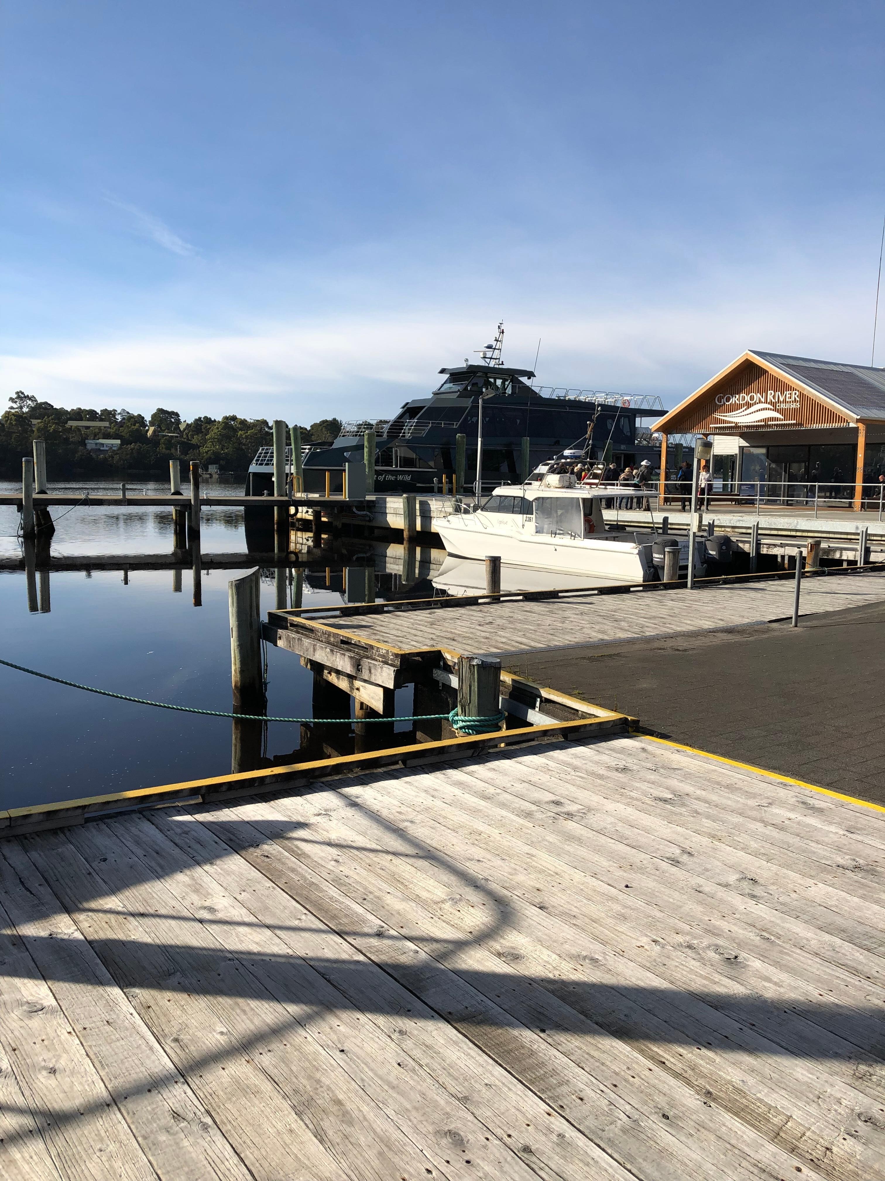 Gordon River Boat Cruise harbour