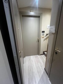 View from the room door.