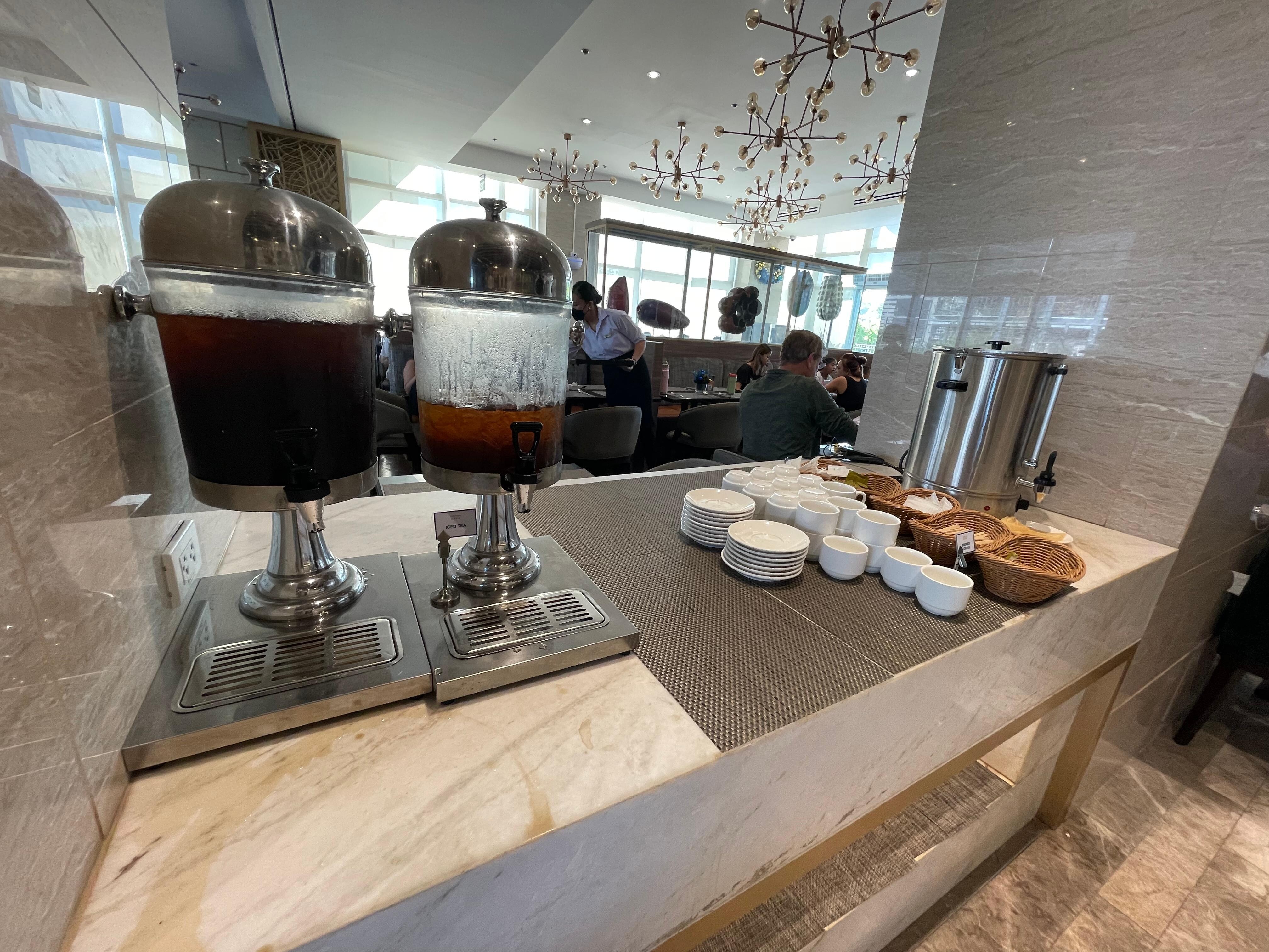 Refreshments at the Buffet