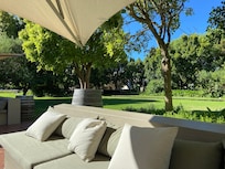 terrace off bar and restaurant