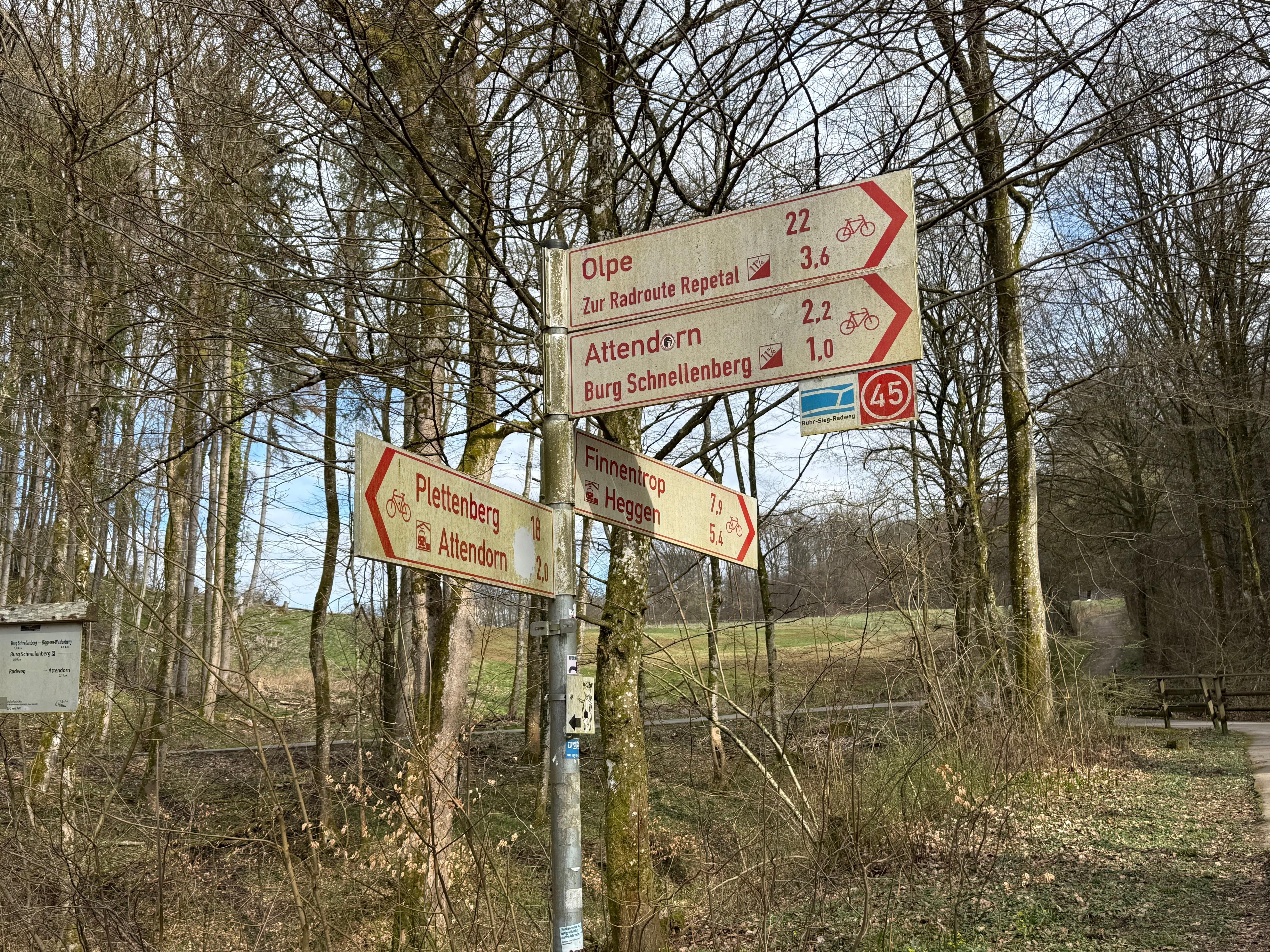 Walks right on the doorstep of the hotel