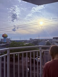city view room in the morning