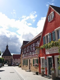 Der Ortskern, wenige Minuten vom Haus entfernt.