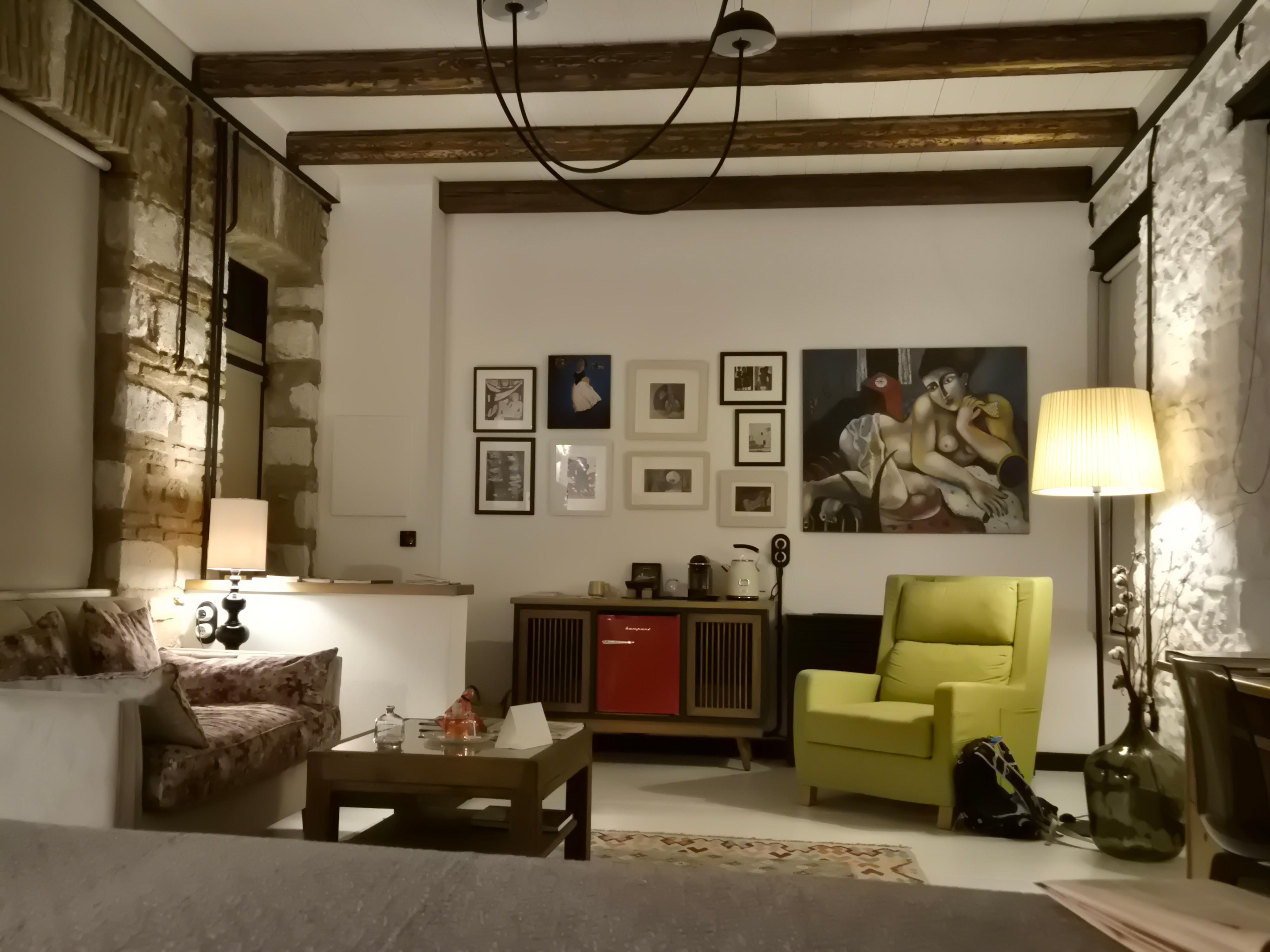 Our room lounge area.
