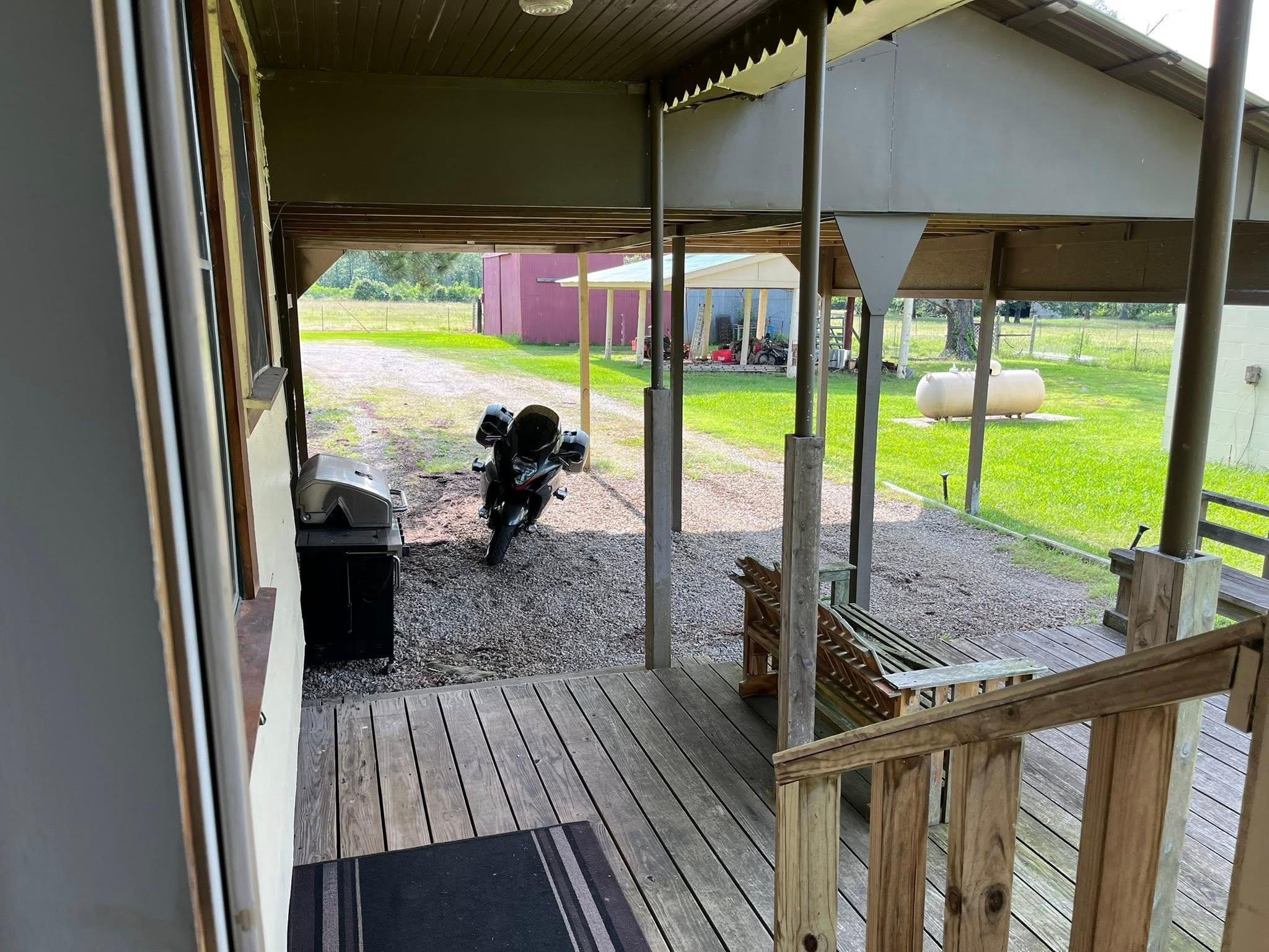 Covered parking was a blessing. 