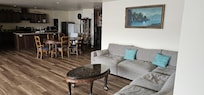 Communal living area that is accessible to all residents staying in the rooms.