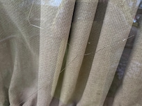 Cracked glass on back door