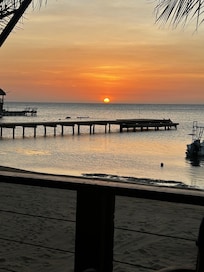Sunsets from the restaurant were almost magical.