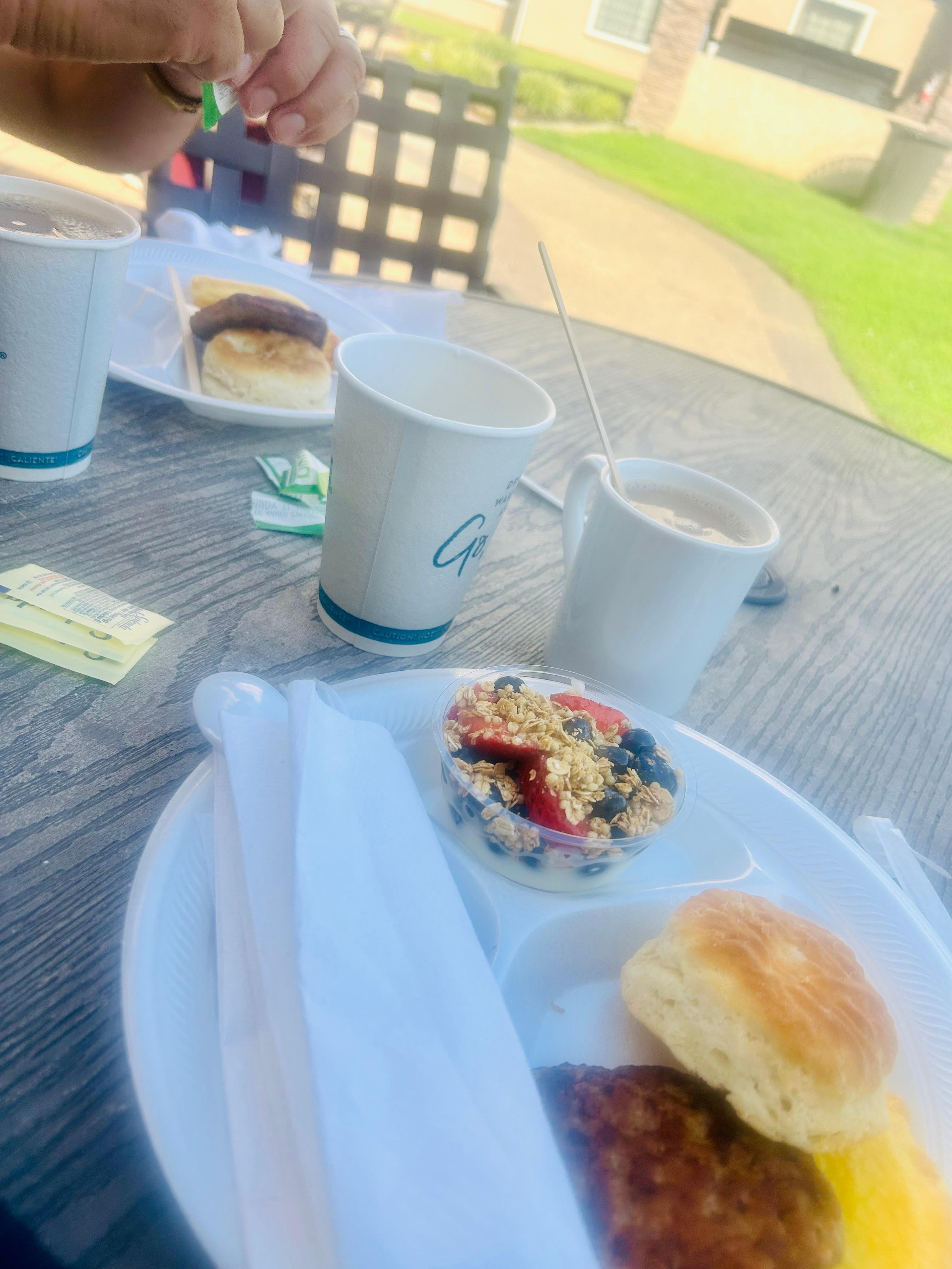 Free hot breakfast