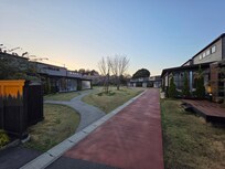 Entrance, walk path.