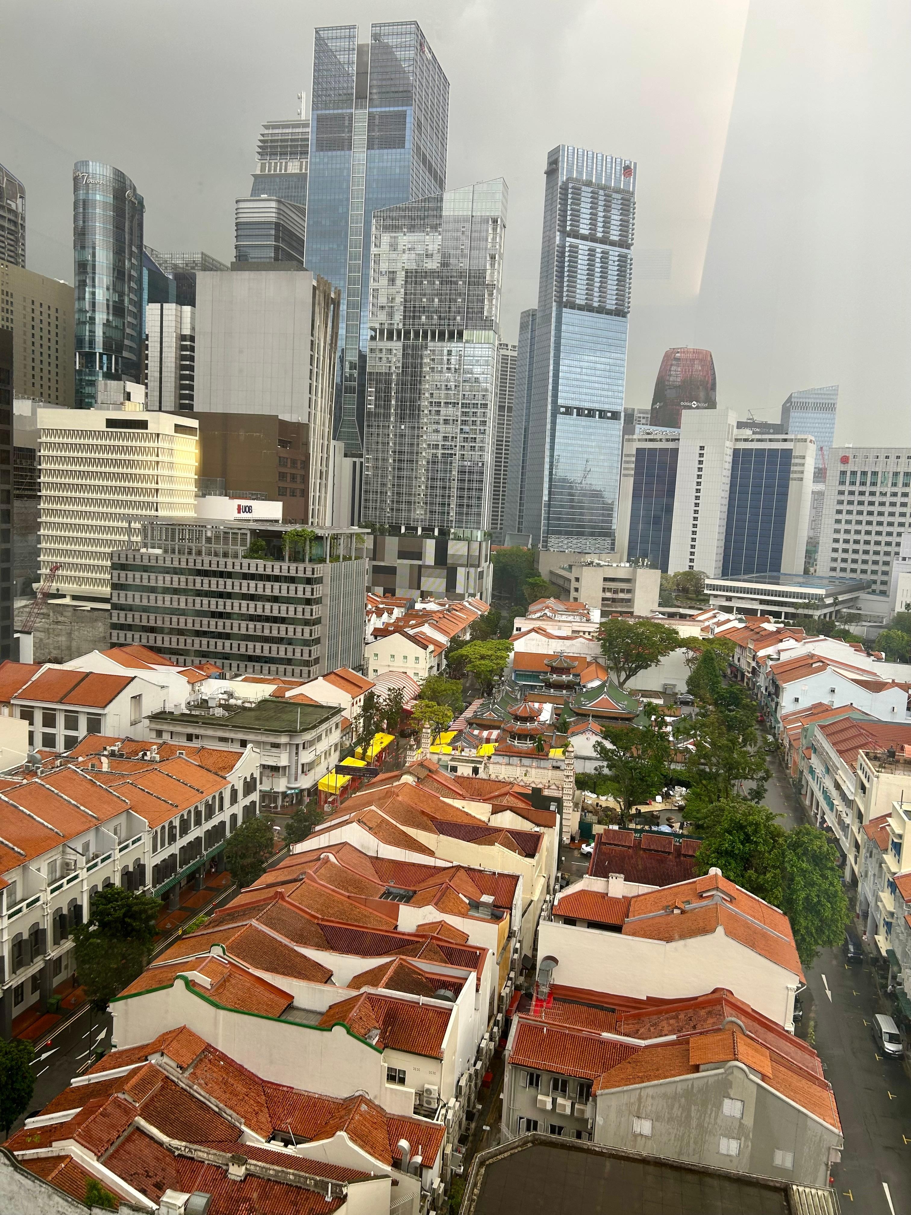 窓から見える風景