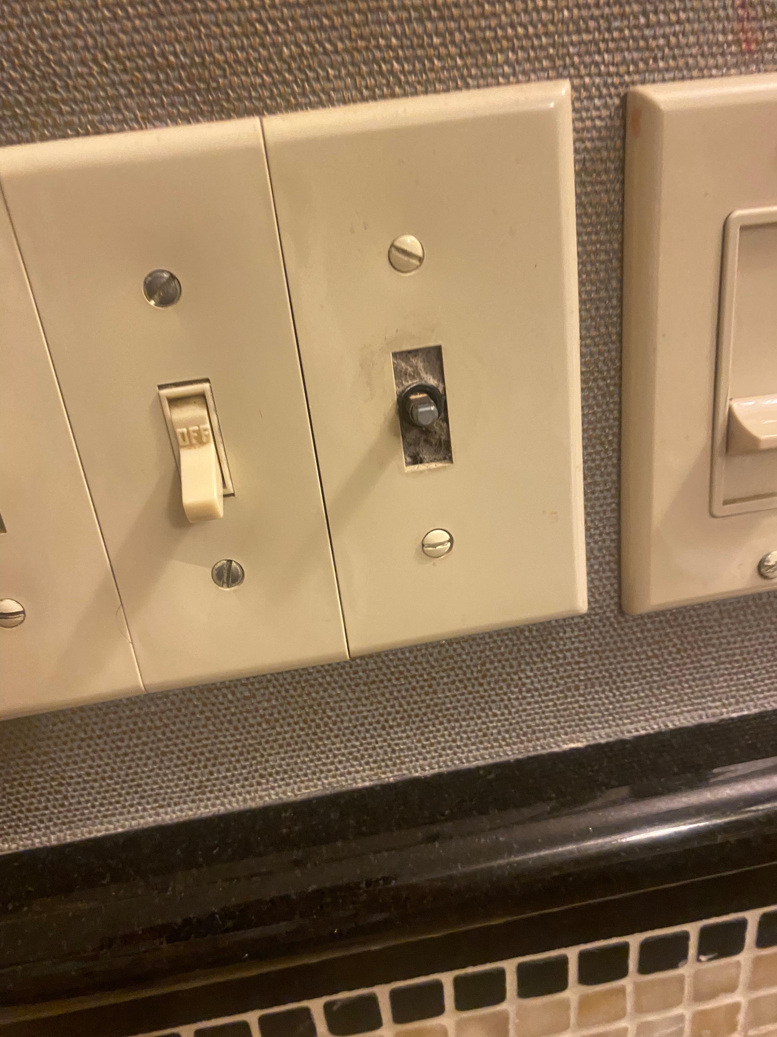 Exposed wires