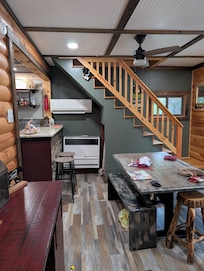 Looking from the living room