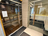 Sauna was so so, could’ve been hotter but the one next to it once on, filled with hot steam and was great