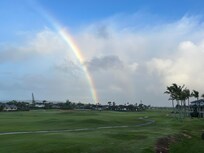 Beautiful sky from the balcony.