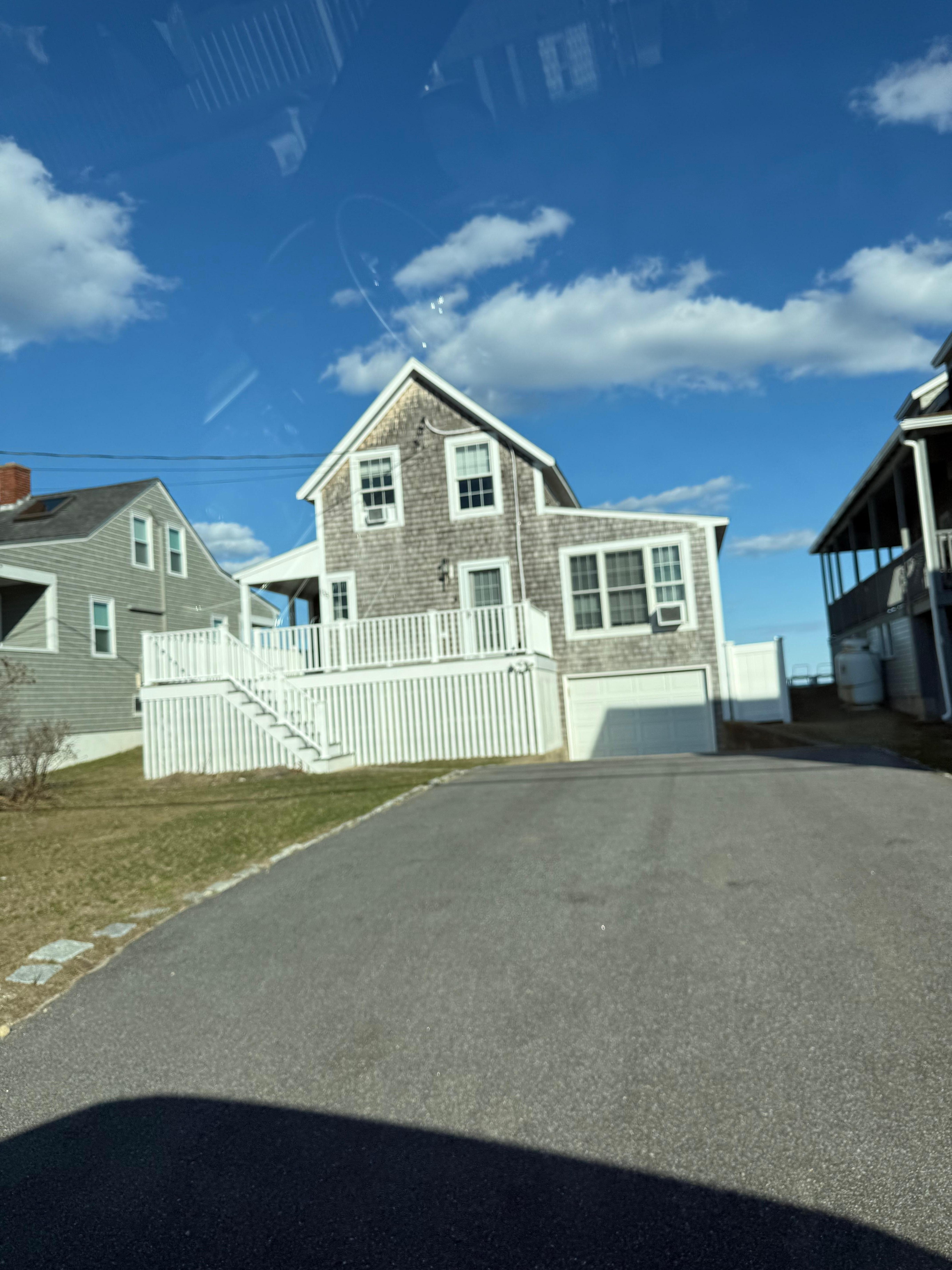 House from street. Amazing parking! 