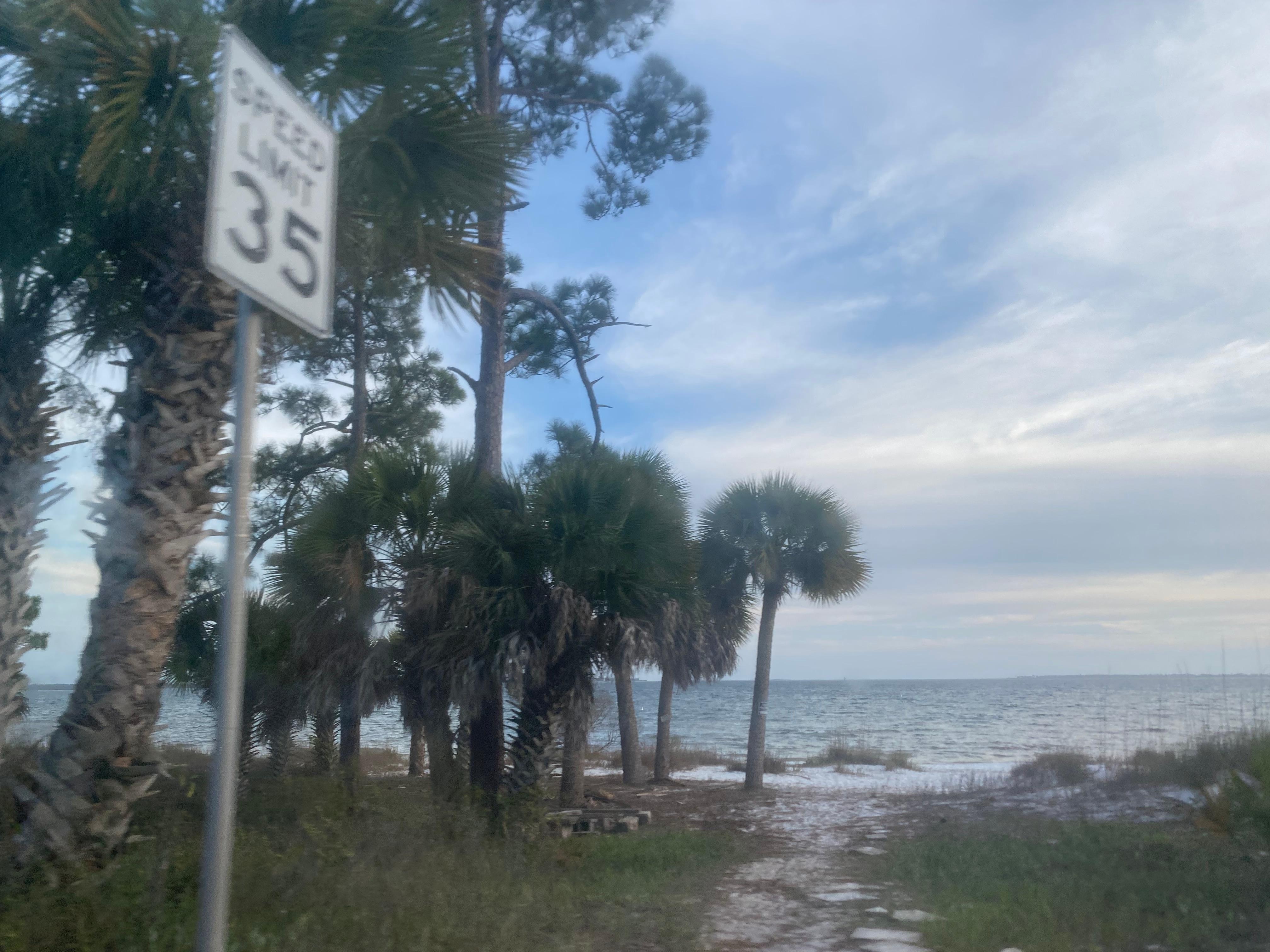 Picture looking down the street.