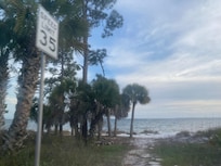 Picture looking down the street.