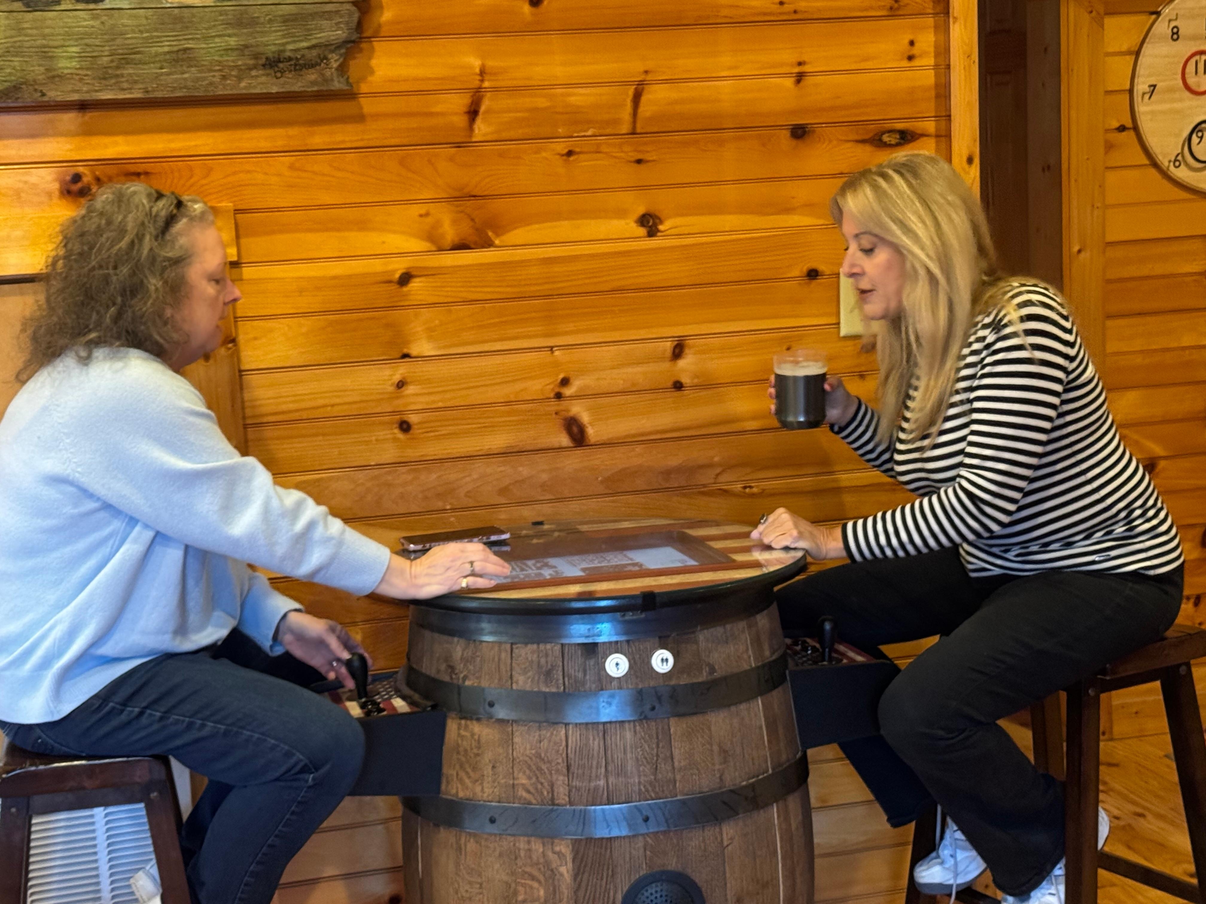 We played pool and arcades games. Fun!