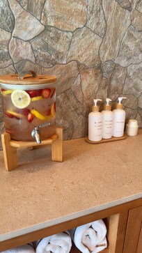 Refreshments by pool