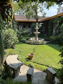 center courtyard