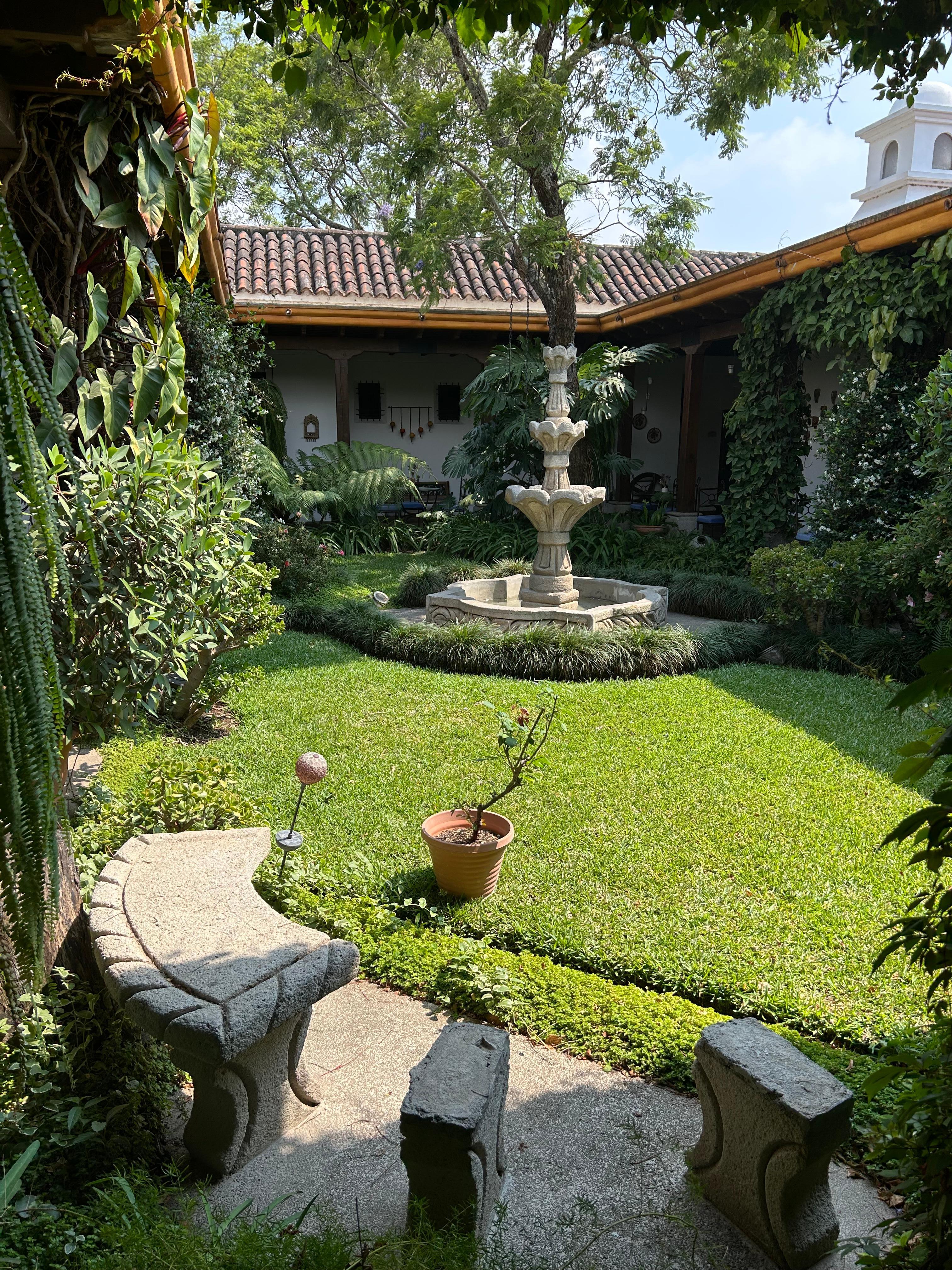 center courtyard