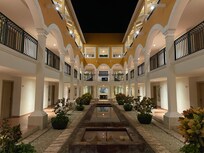 One of the many courtyards and buildings