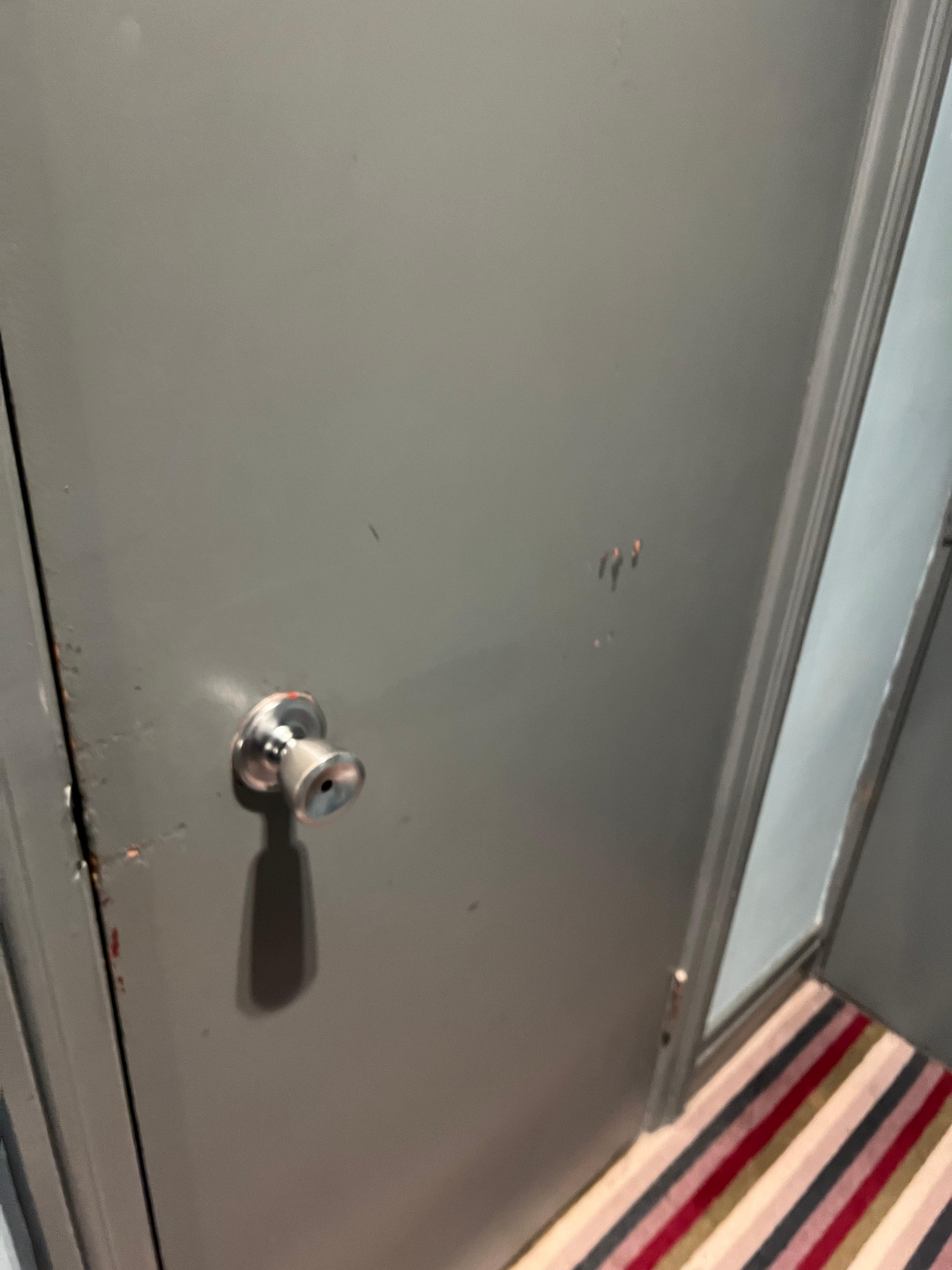 Bathroom door