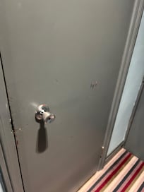 Bathroom door