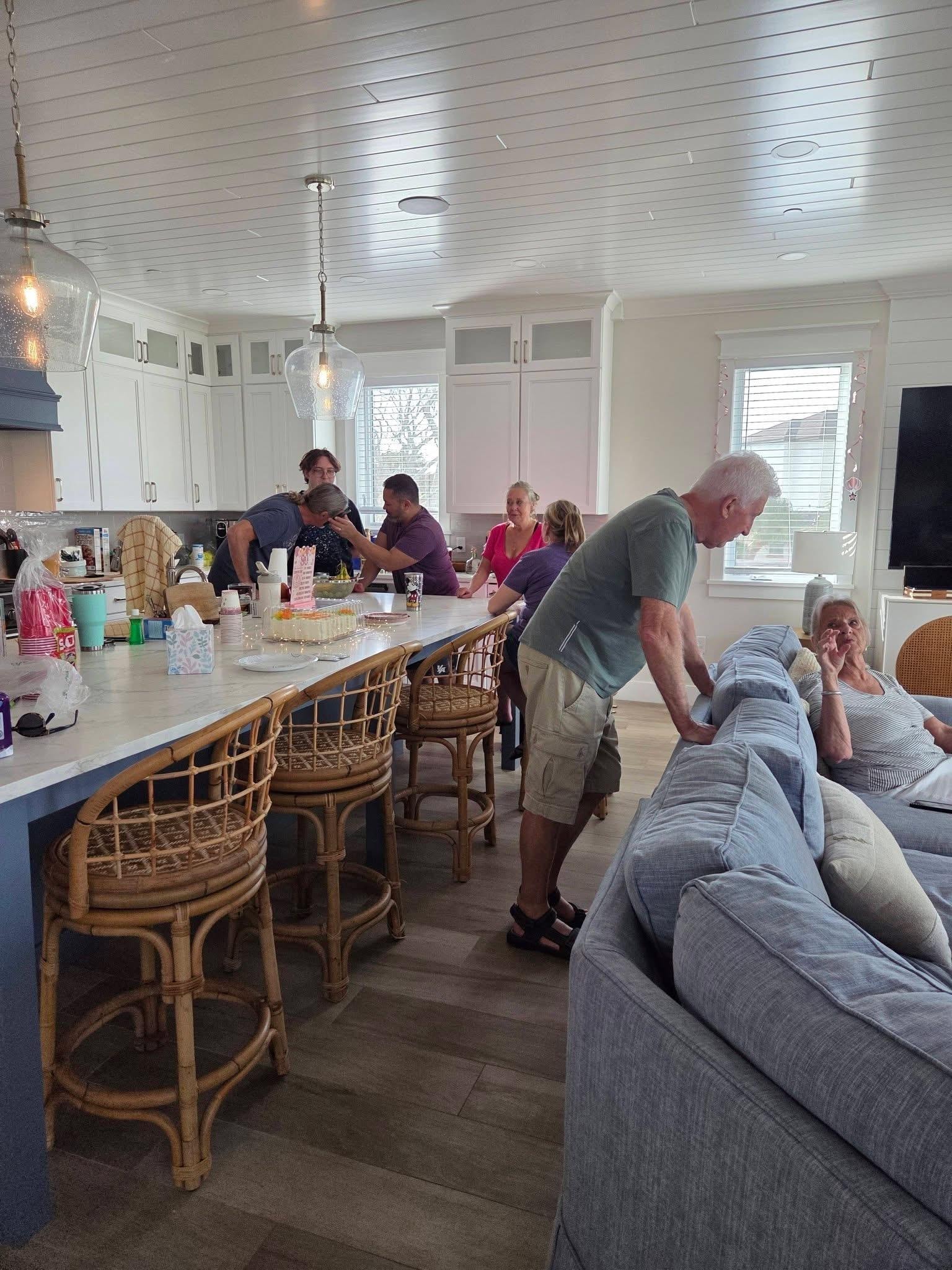 Loving the great room. 