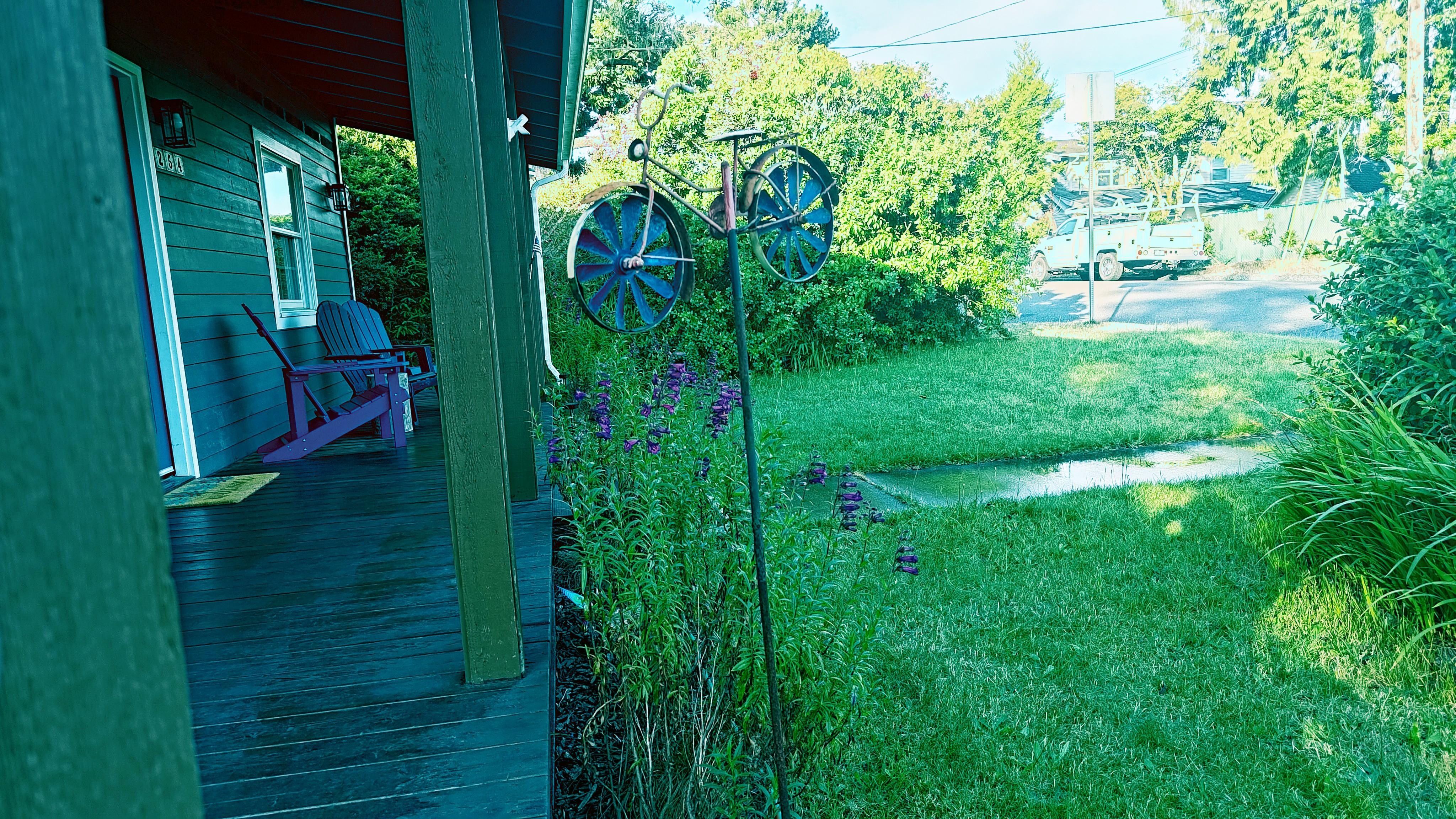 Front of the house 