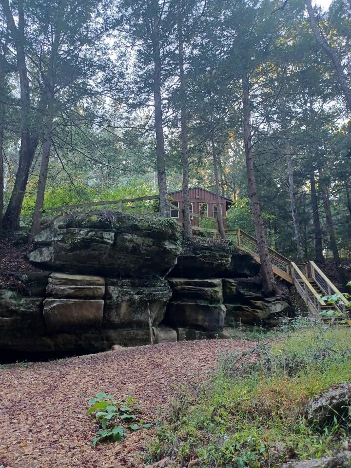 View from the bottom. 