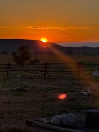 Morning Sunrise from front porch.