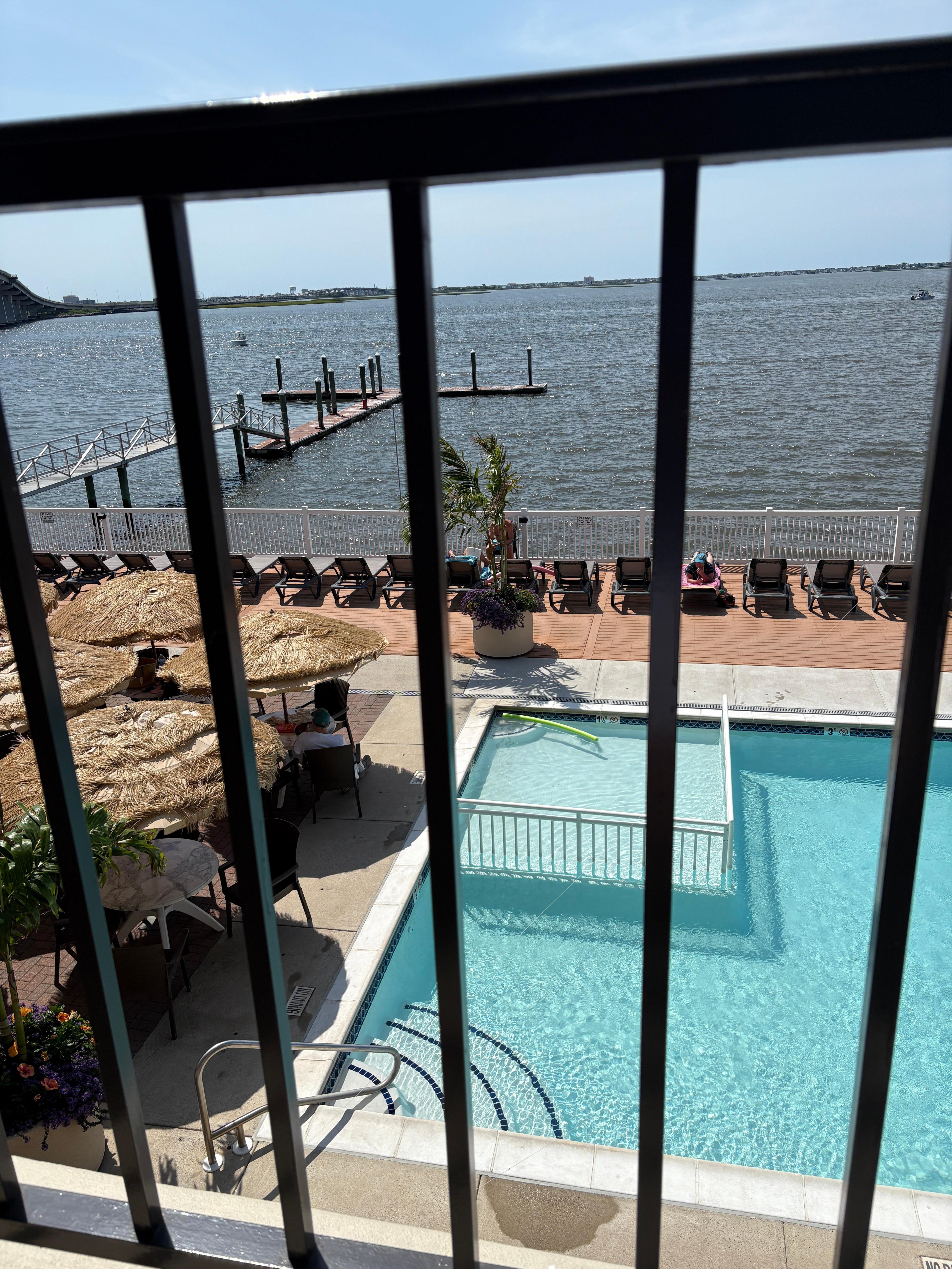 View from our bayside room! 