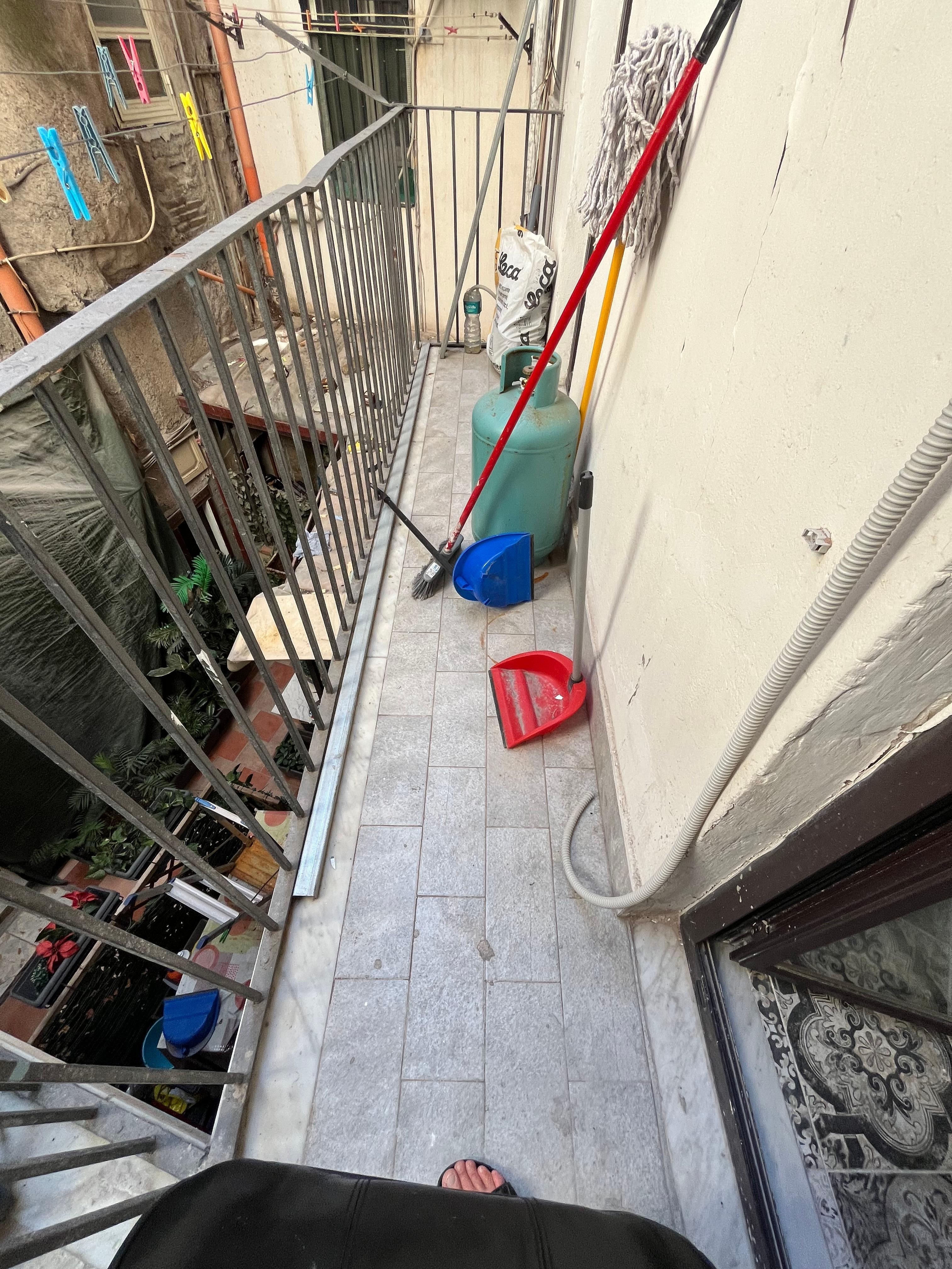 the balcony