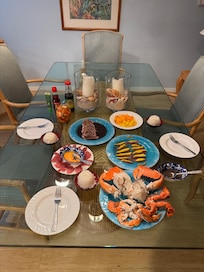 Sea to table…Kitchen provides all the tools you’ll need to create a feast!