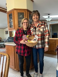 Thank you for the lovely gift basket.