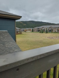 Looking out to the court yard