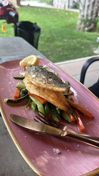 Seabass at the hotel was fresh and tasty