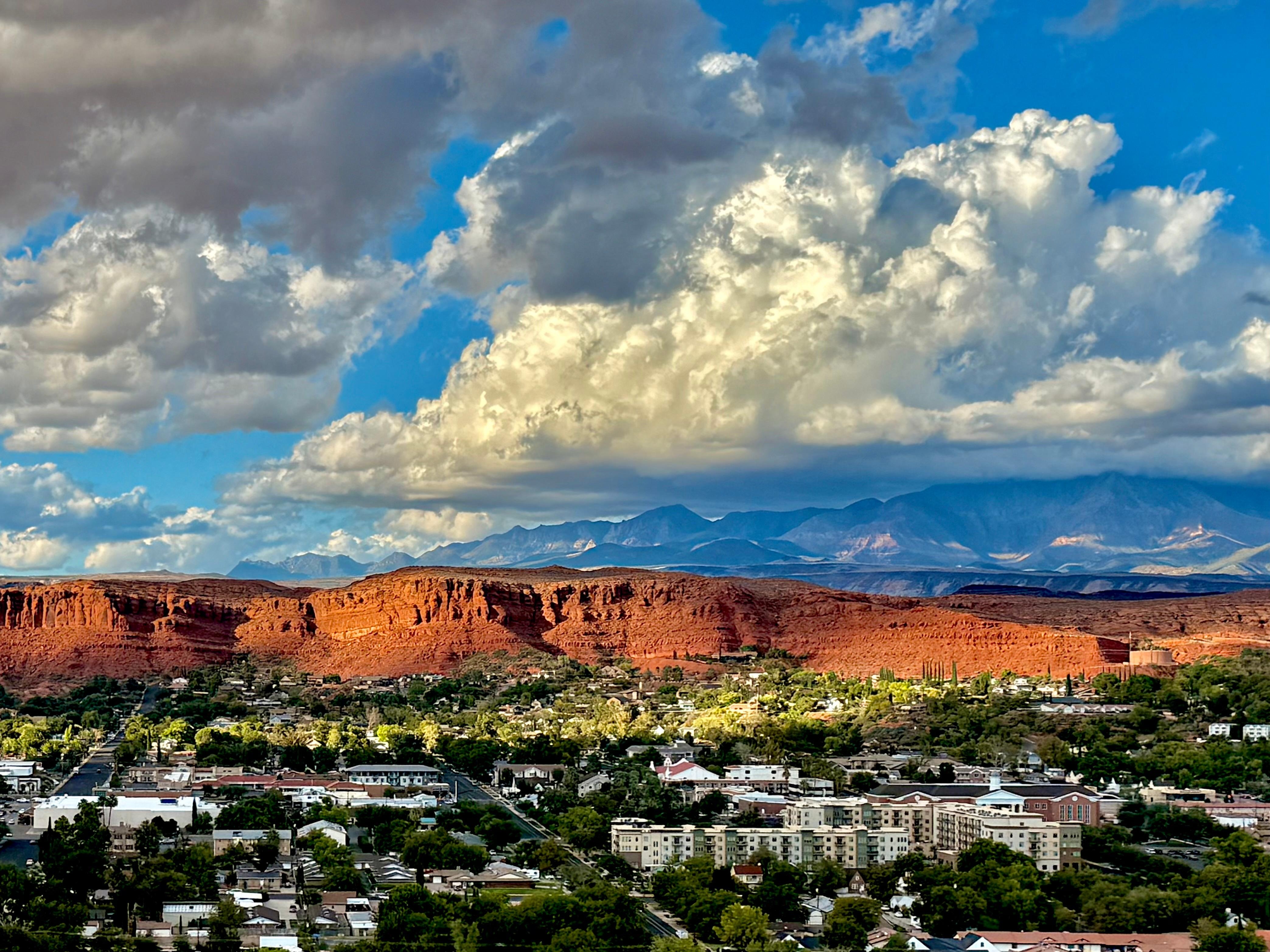 Sunset view from the balcony