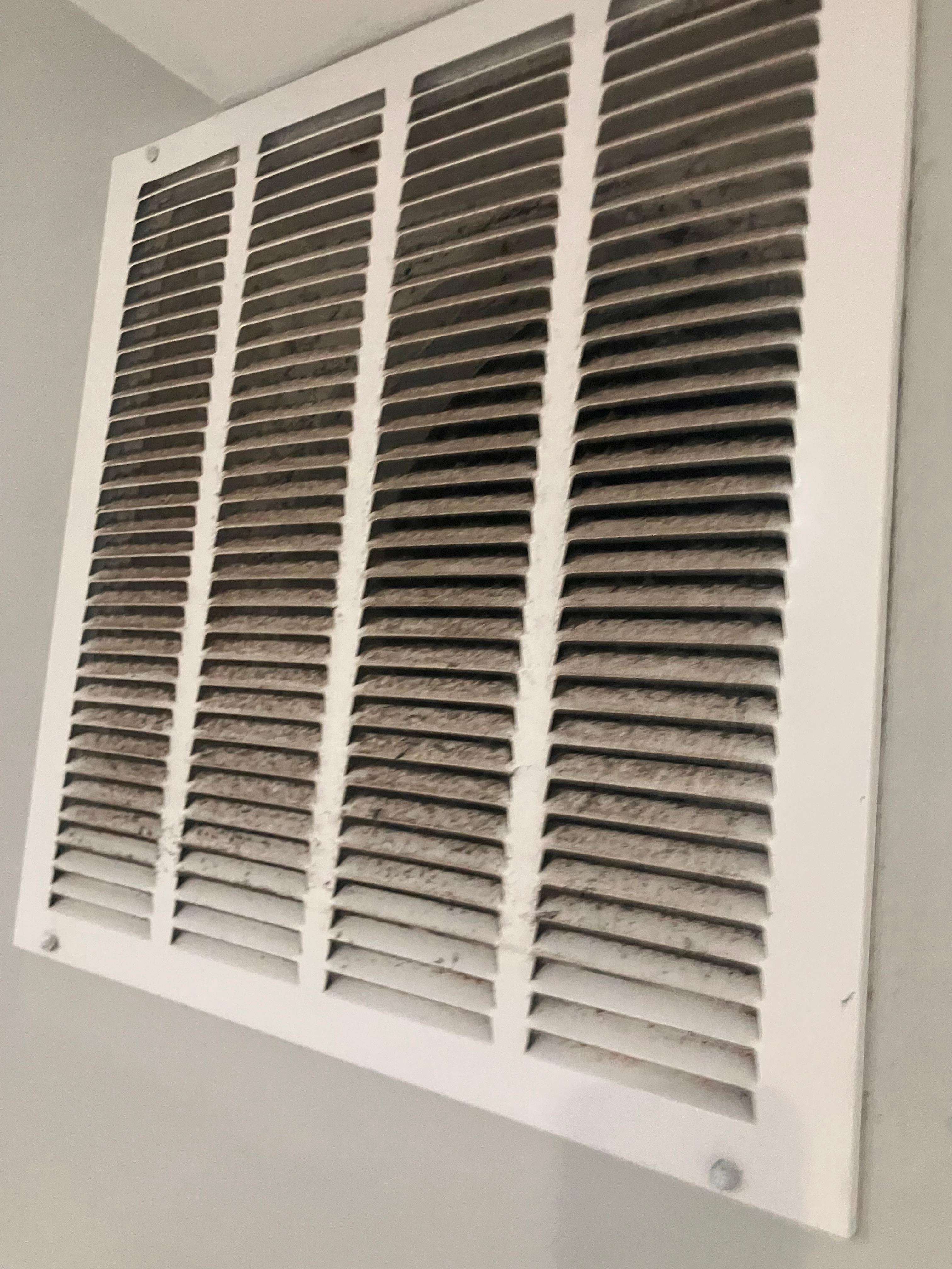 Disgusting filth air return. How would you like to breath that air?