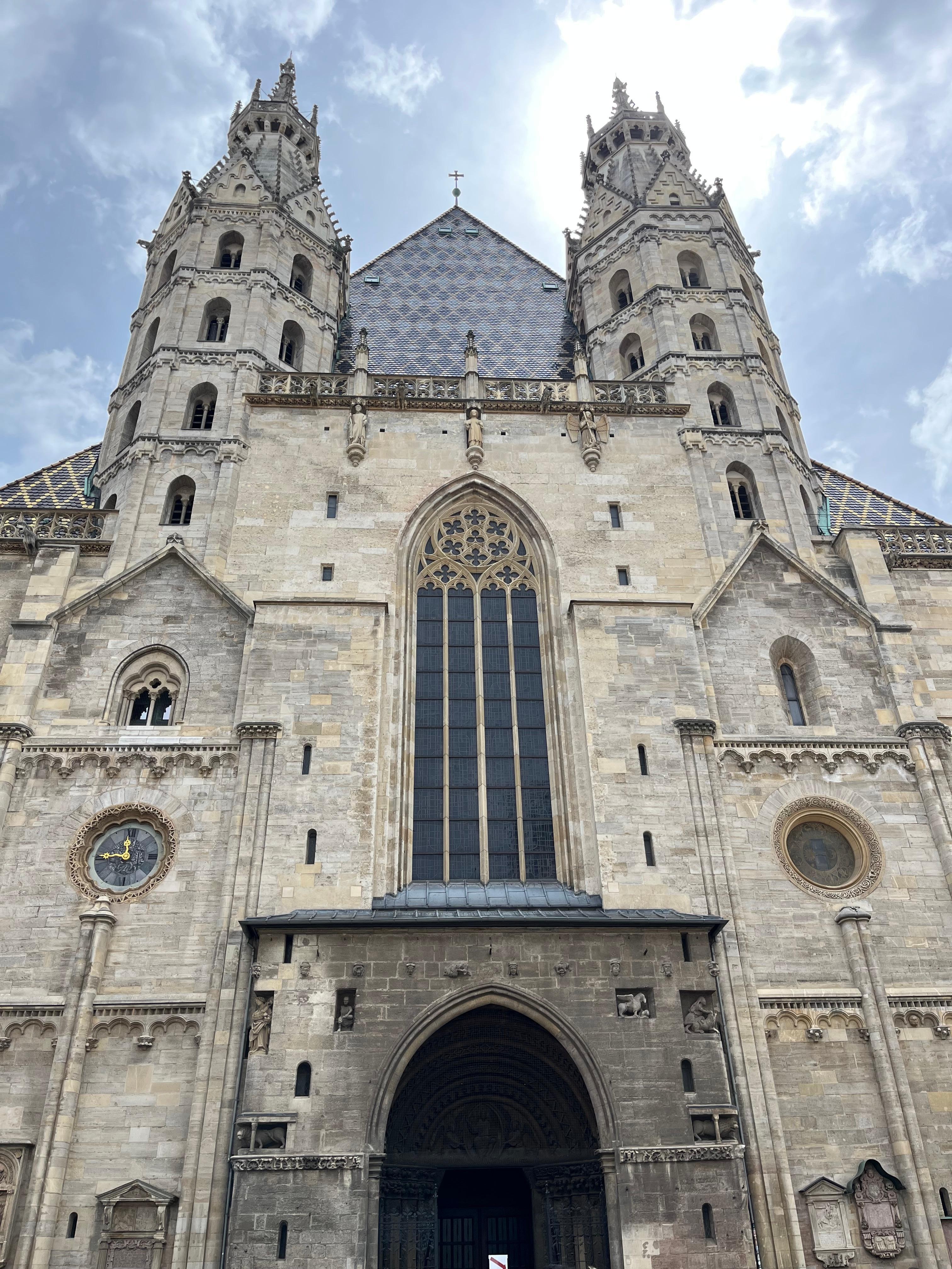 Opposite beautiful stefansdom