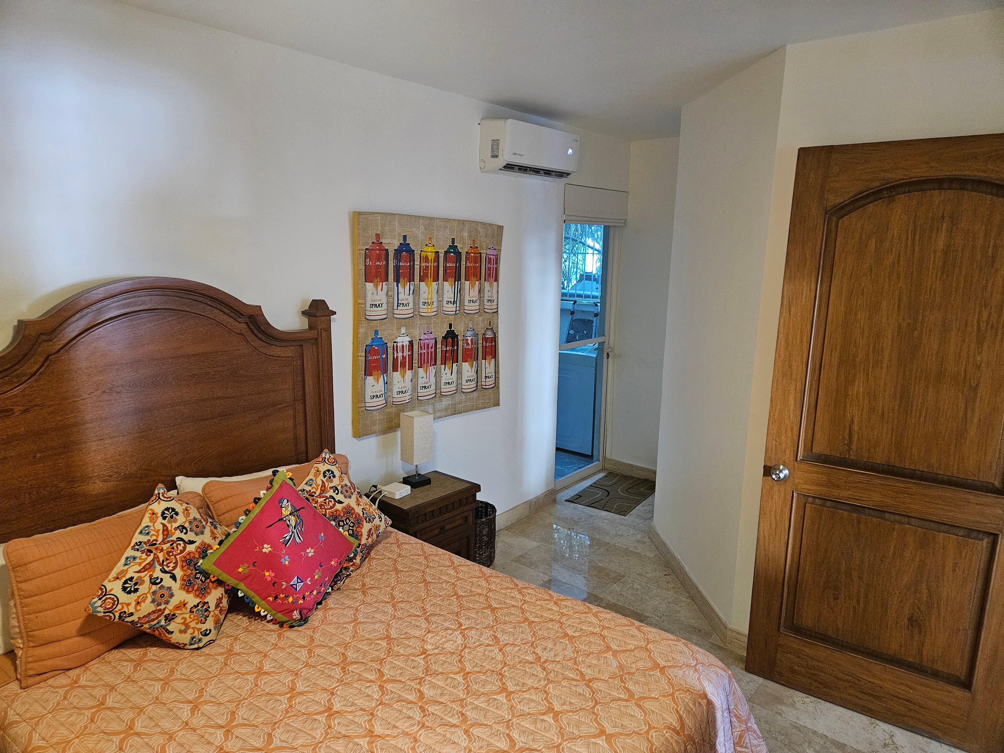 Tastefully decorated bedrooms