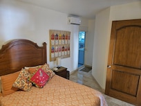 Tastefully decorated bedrooms