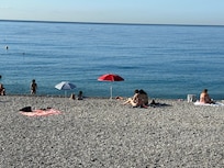 Beach across the street.
