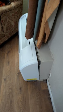 Damaged AC unit