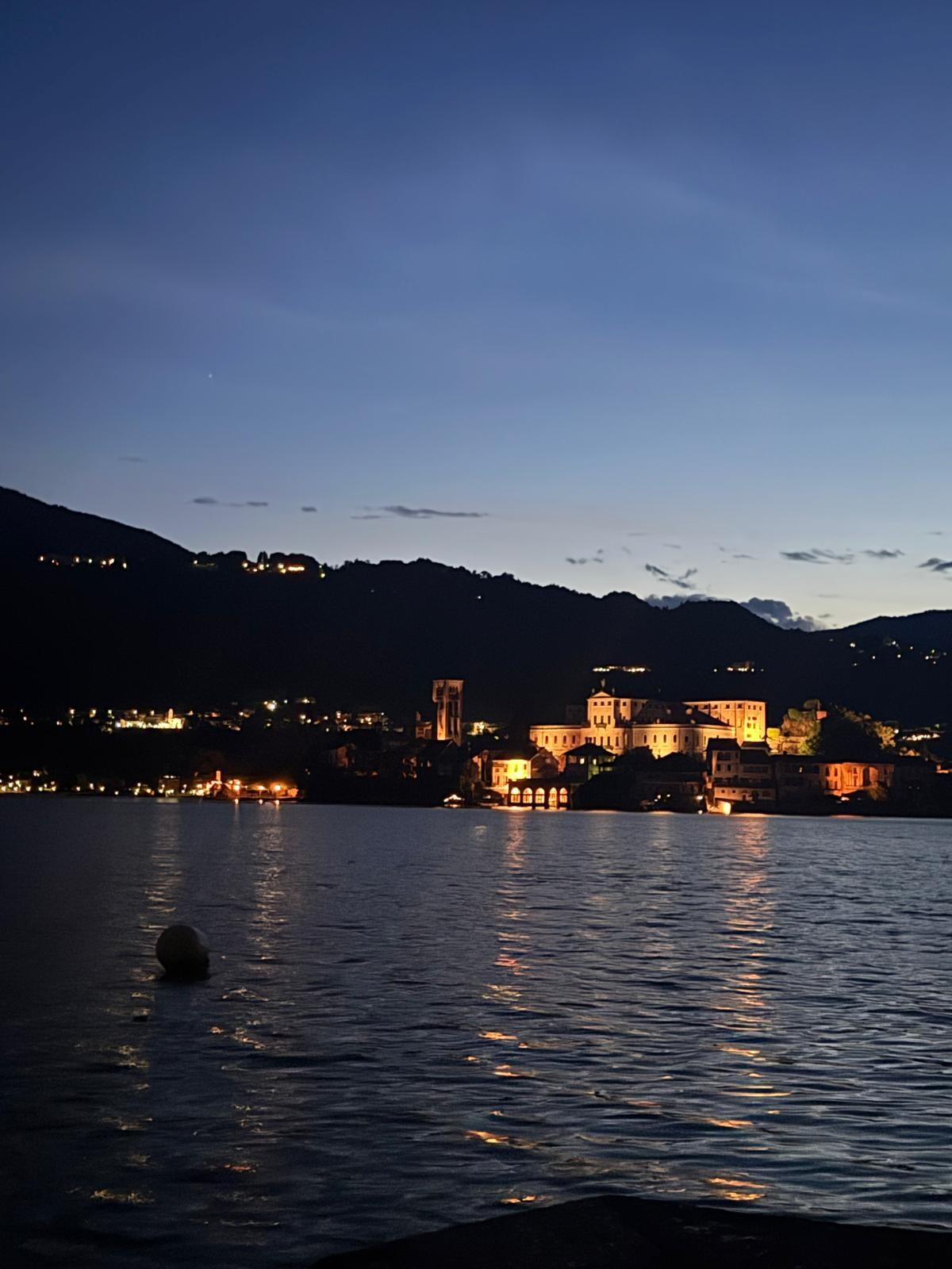 The view at night is also beautiful.
