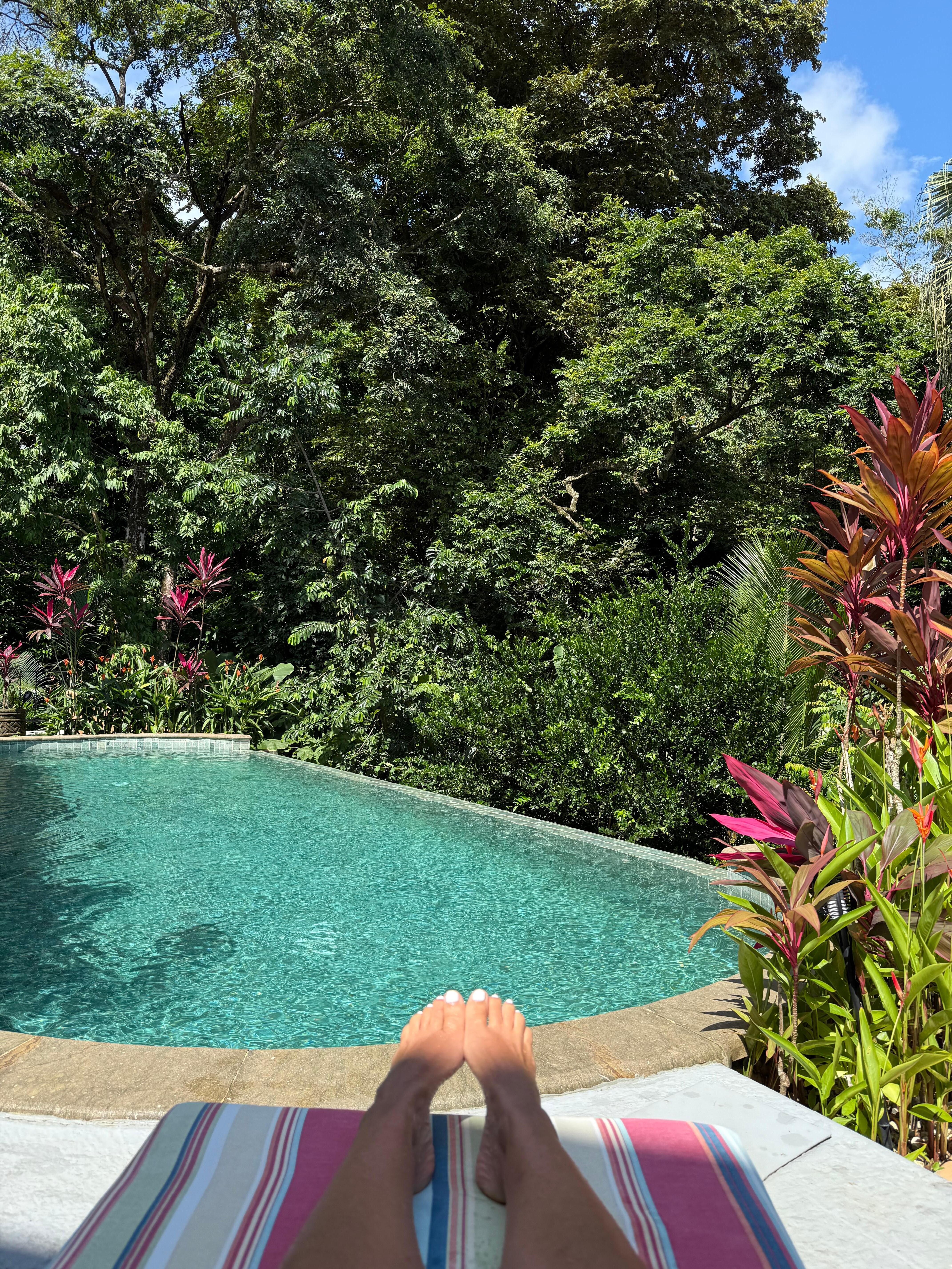 Peaceful pool time 